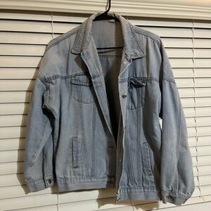 Oversized denim jacket- size XL